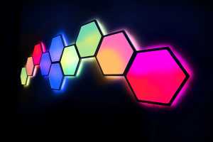 GE Lighting takes on Nanoleaf, Govee with Hexagon Panels