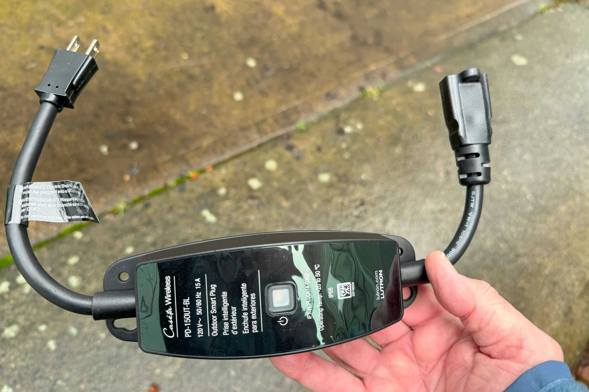 Lutron Caséta Wireless Outdoor Smart Plug -- Best outdoor smart plug for Lutron Caséta users