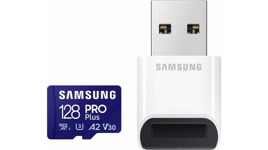 Samsung Pro Plus 128GB microSD + readers