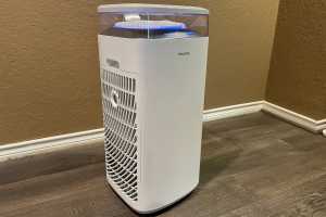 Toshiba's air purifier is pretty effective, definitely not pretty