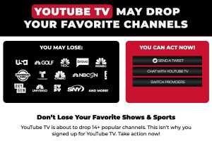 YouTube TV users may lose all NBCU channels this week
